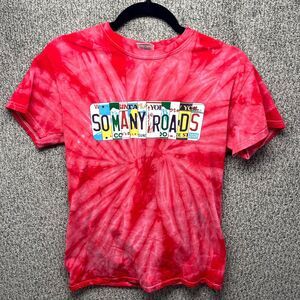Colortone So Many Roads Dear Mr Fantasy T Shirt Men S Multicolor Tie Dye Graphic
